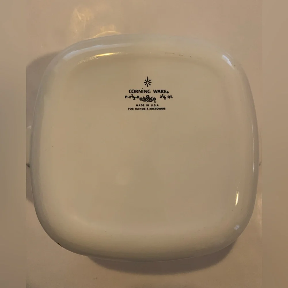 Vintage Corning Ware RARE Nature’s Bounty Mushroom 2.5 QT Casserole + Lid